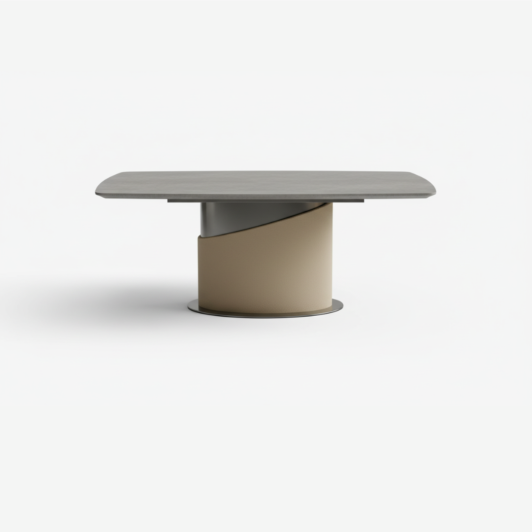 Vico Grey Sintered-Stone Dining Table
