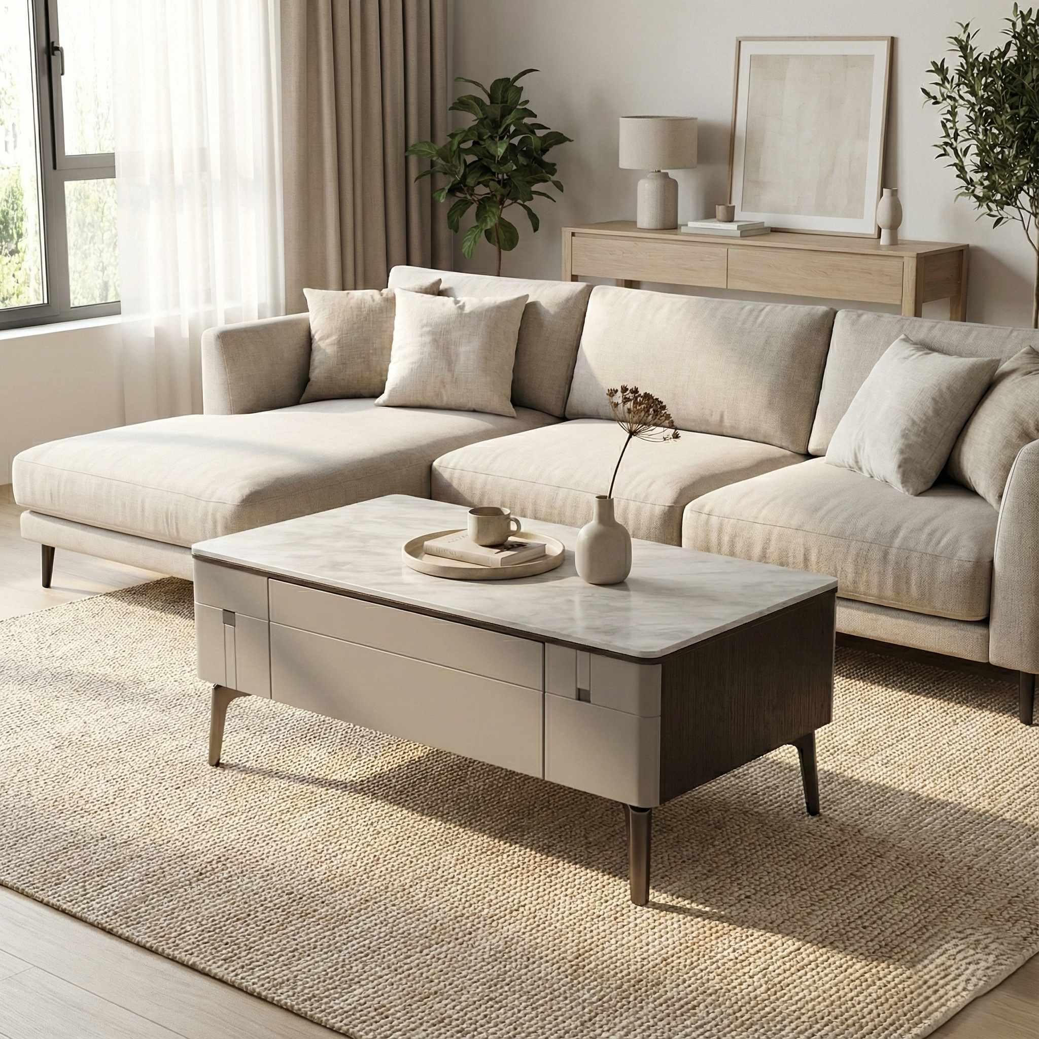 Modern Drawer Coffee Table