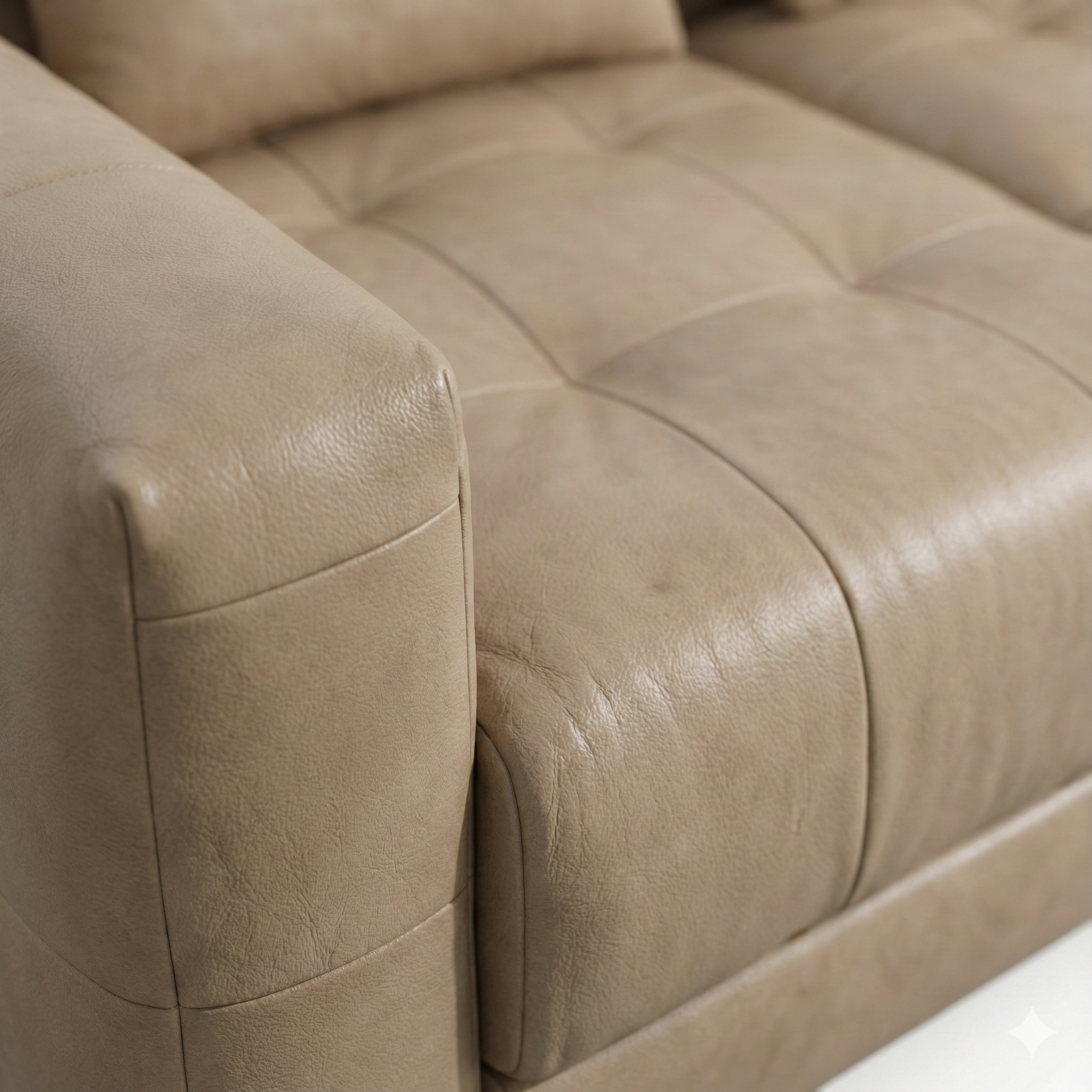 Lazy Lounger Half Leather Recliner Sofa
