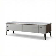 Satin White Compact Gloss TV Console